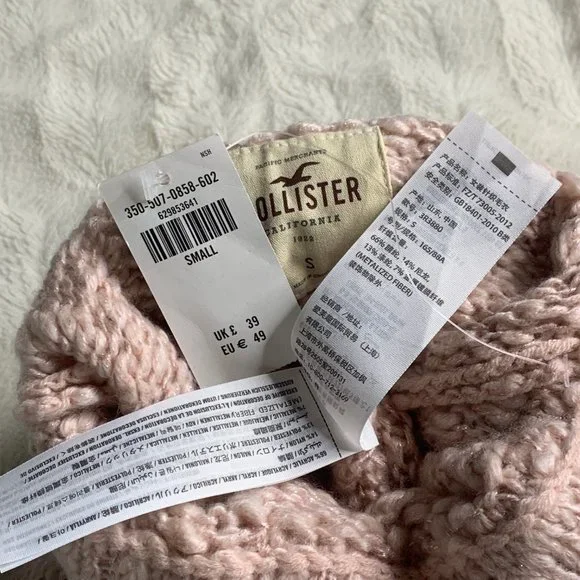 Hollister - Pink Sparkly Chunky Sweater - Picture 4 of 4